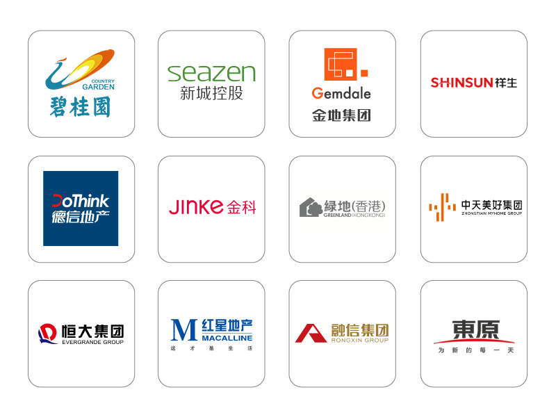 碧桂园、新城、金地、恒大、融信、祥生、德信、金科...2021CA888亚洲城与众多百强地产强强联手，赋能绿色节能建筑！